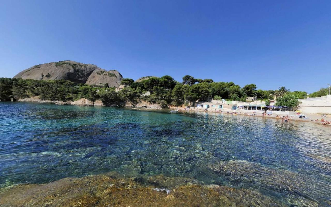 Logement Climatise Avec Jardin Et Parking Pour 2 Personnes En Bord De Plage La Ciotat Luaran gambar